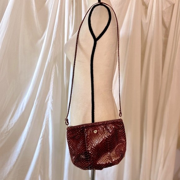 Vintage Genuine Snakeskin Shoulder Bag from Spain - Picture 1 of 9